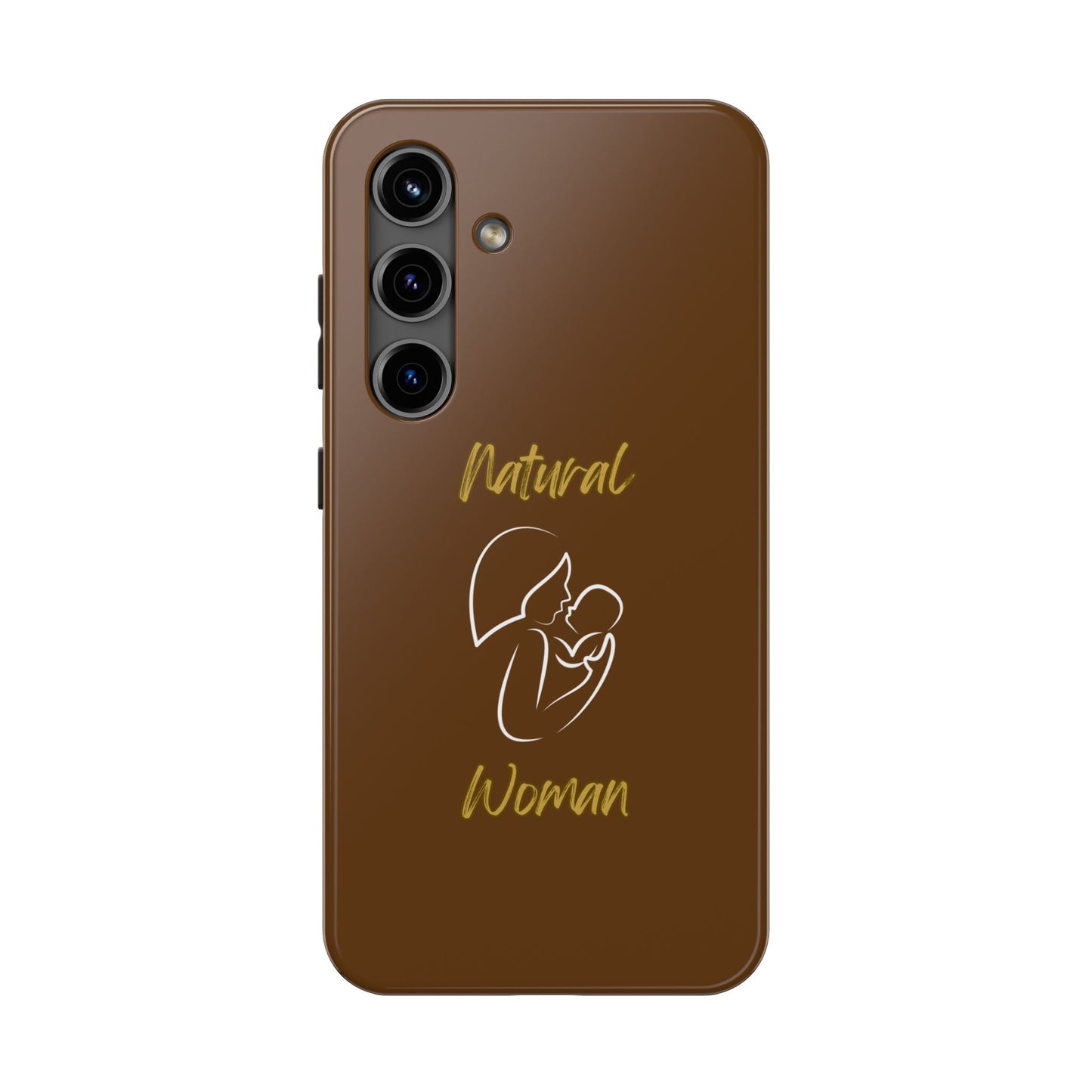 Natural Woman Long Awaited (WL)Tough Phone Cases BROWN