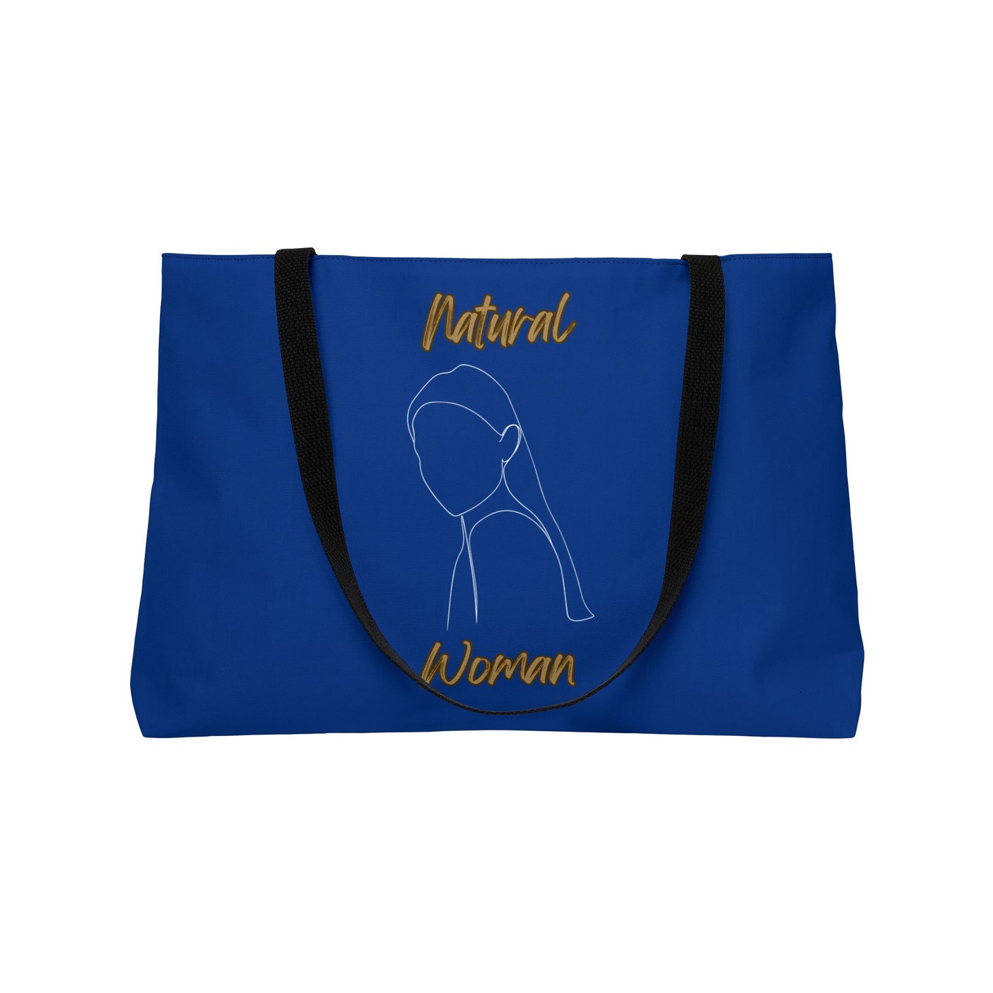 Natural Woman Tilted Look (WL) Weekender Tote Bag DARK BLUE