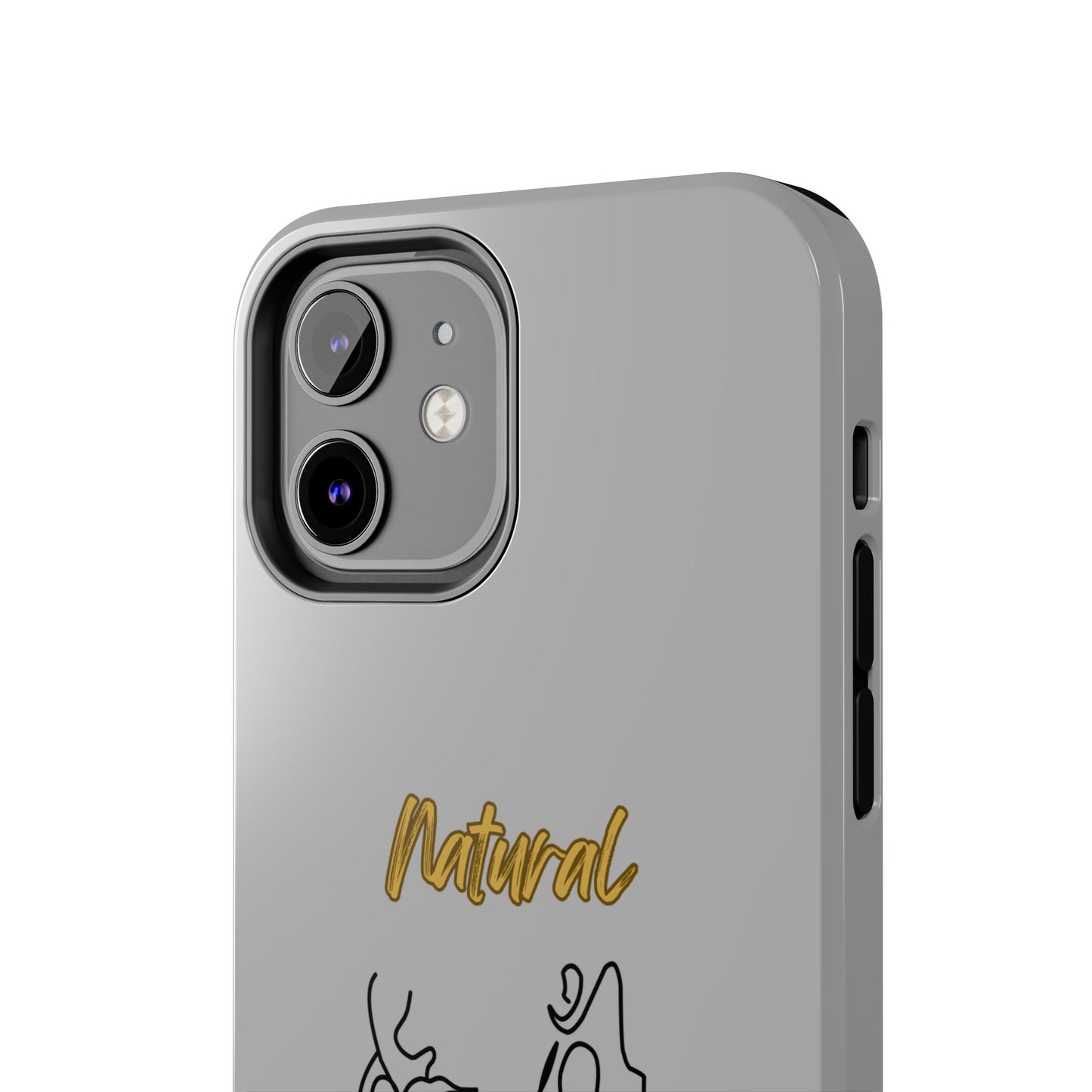 Natural Woman Lips (BL)Tough Phone Cases LIGHT GREY