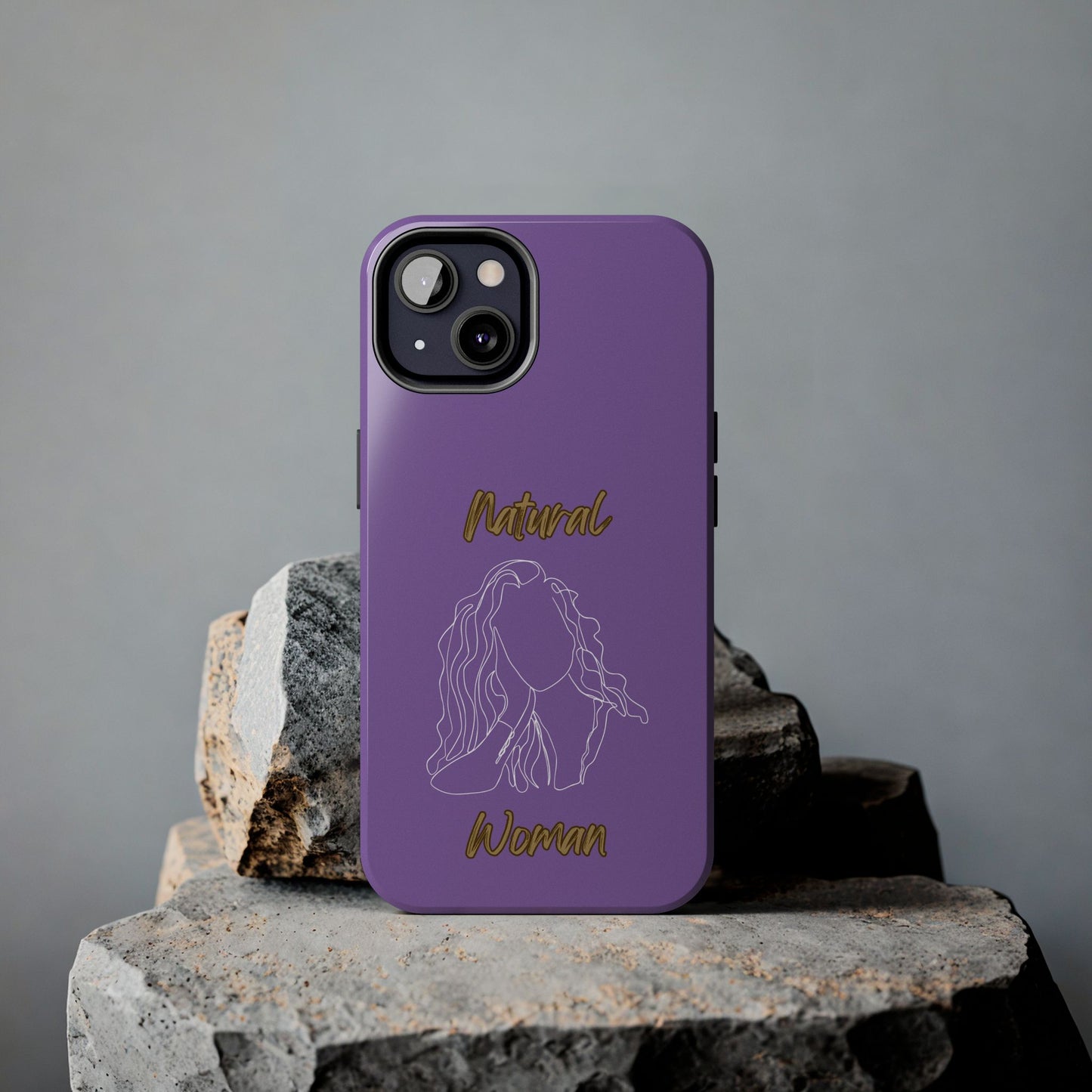 Natural Woman Relaxed (WL) Tough Phone Cases LIGHT PURPLE
