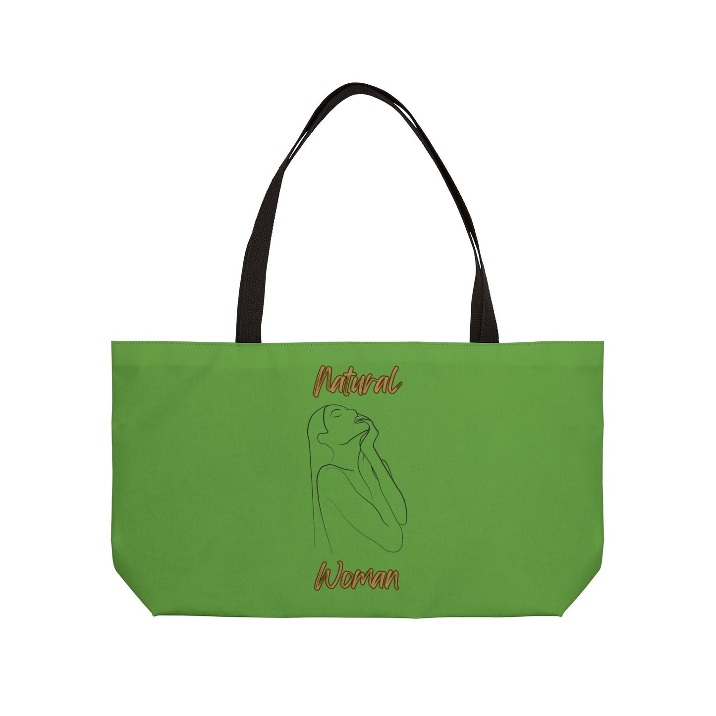 Natural Woman Thank You (BL) Weekender Tote Bag GREEN