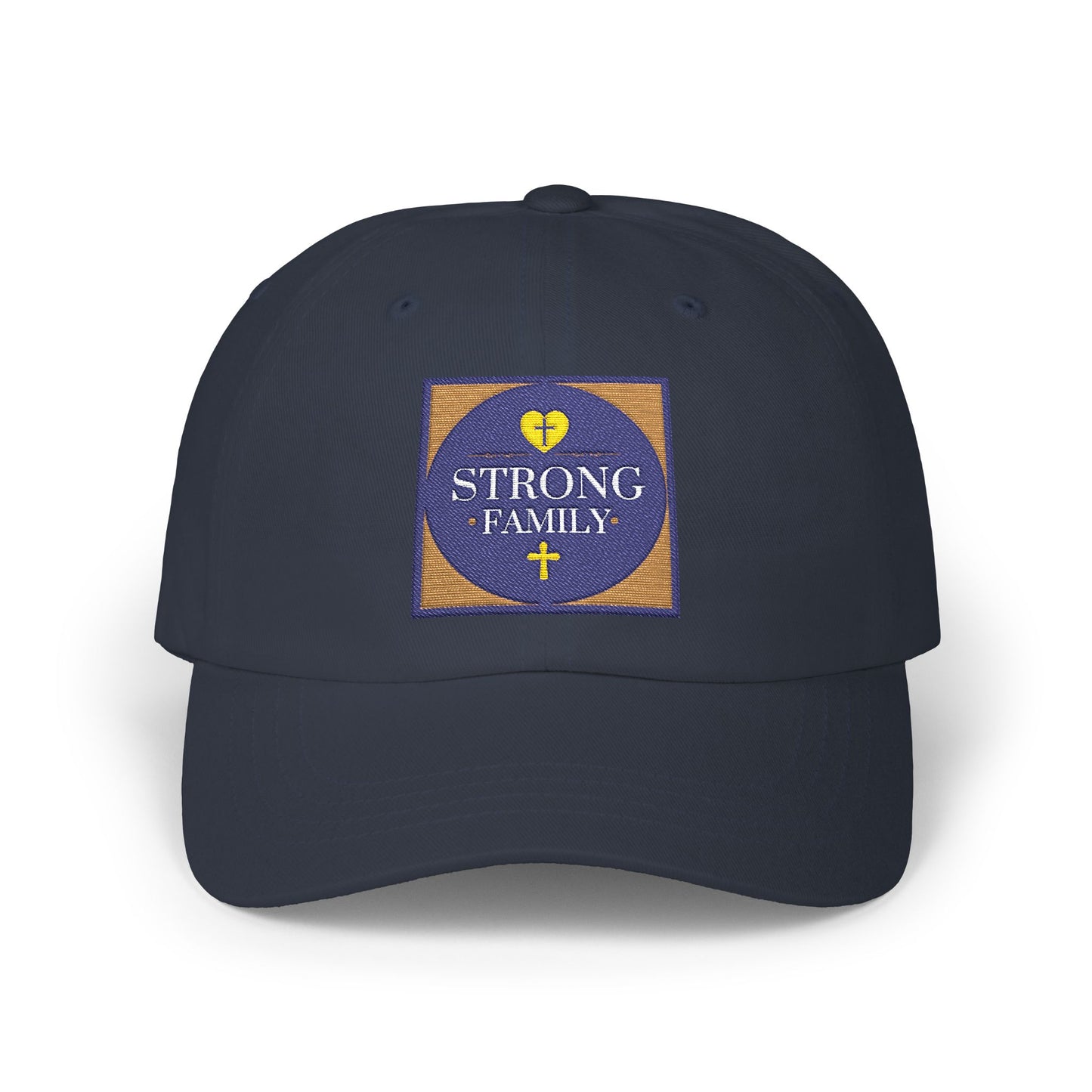 Strong Family Custom Casual Cap - BLUE LOGO