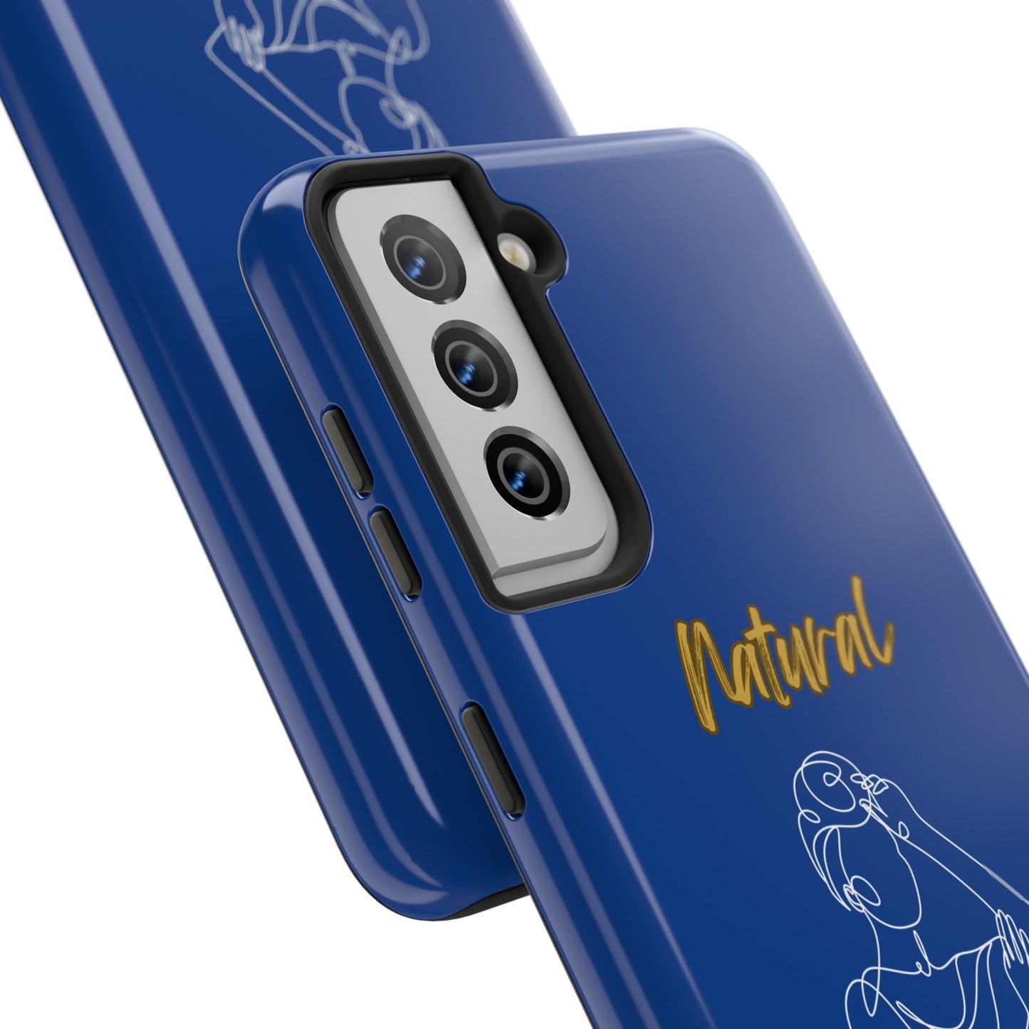 Natural Woman Style (WL)Tough Phone Cases DARK BLUE