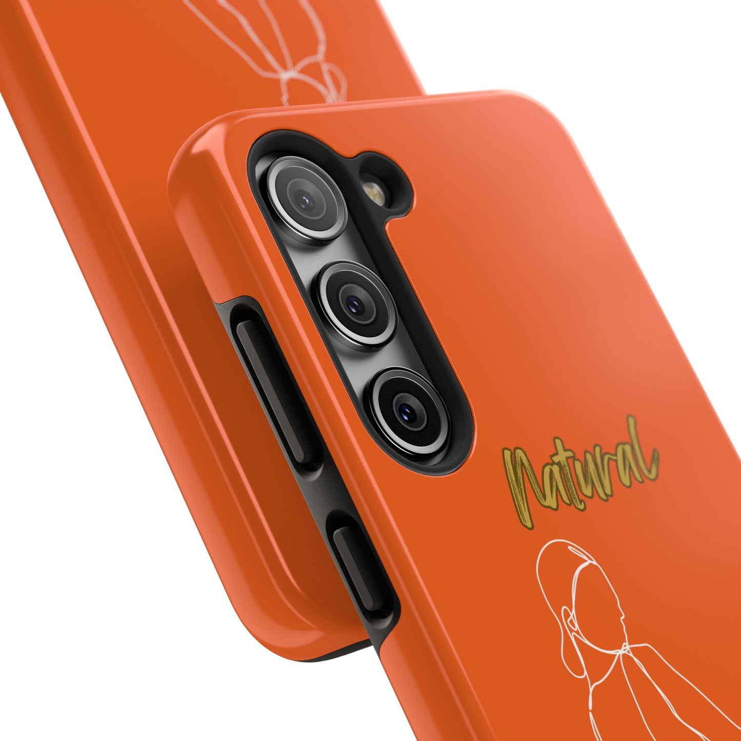 Natural Woman Hands Free (WL)Tough Phone Cases ORANGE