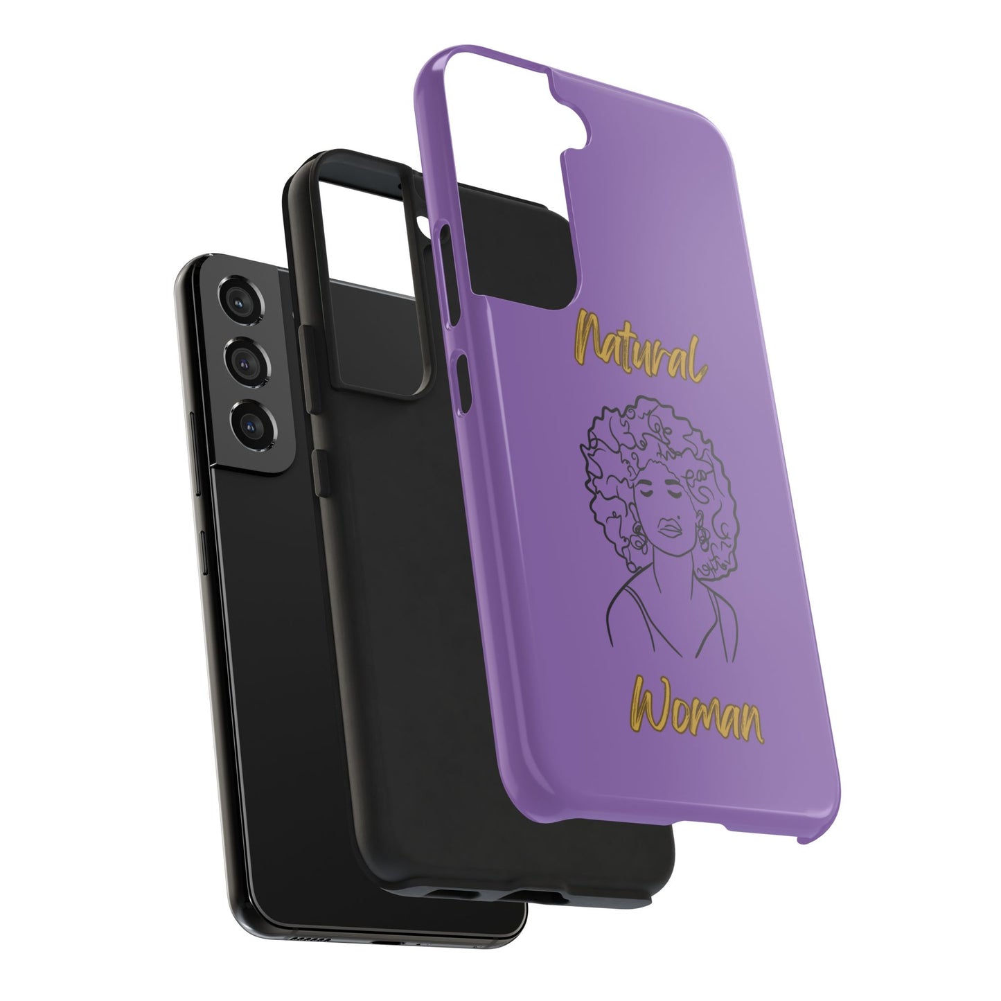 Natural Woman All About Me (BL)Tough Phone Cases LIGHT PURPLE