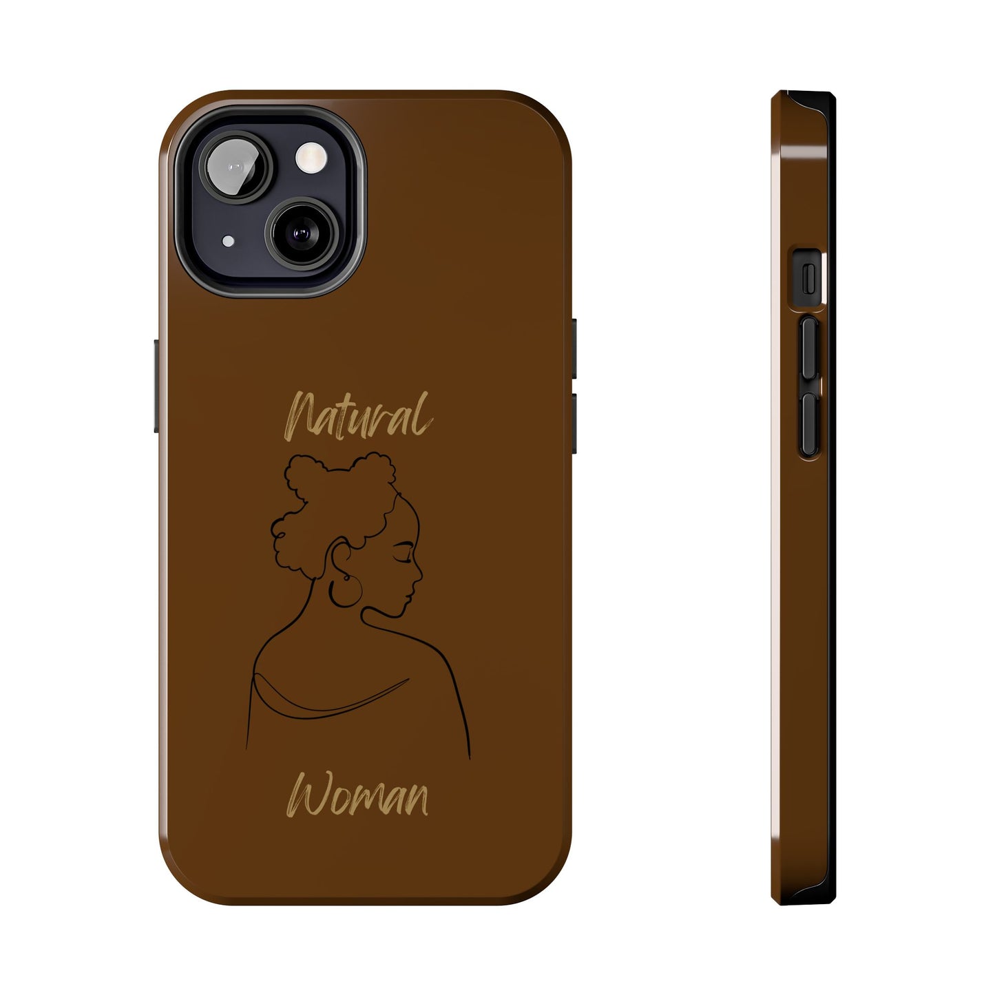 Natural Woman Twists (BL) Tough Phone Cases BROWN