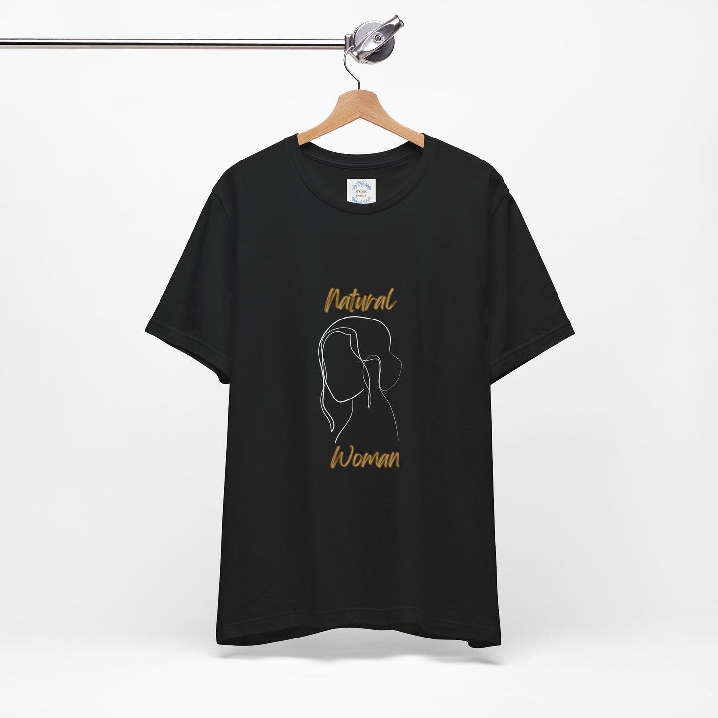 Natural Woman Hanging Hair (WL) Short Sleeve T-Shirt