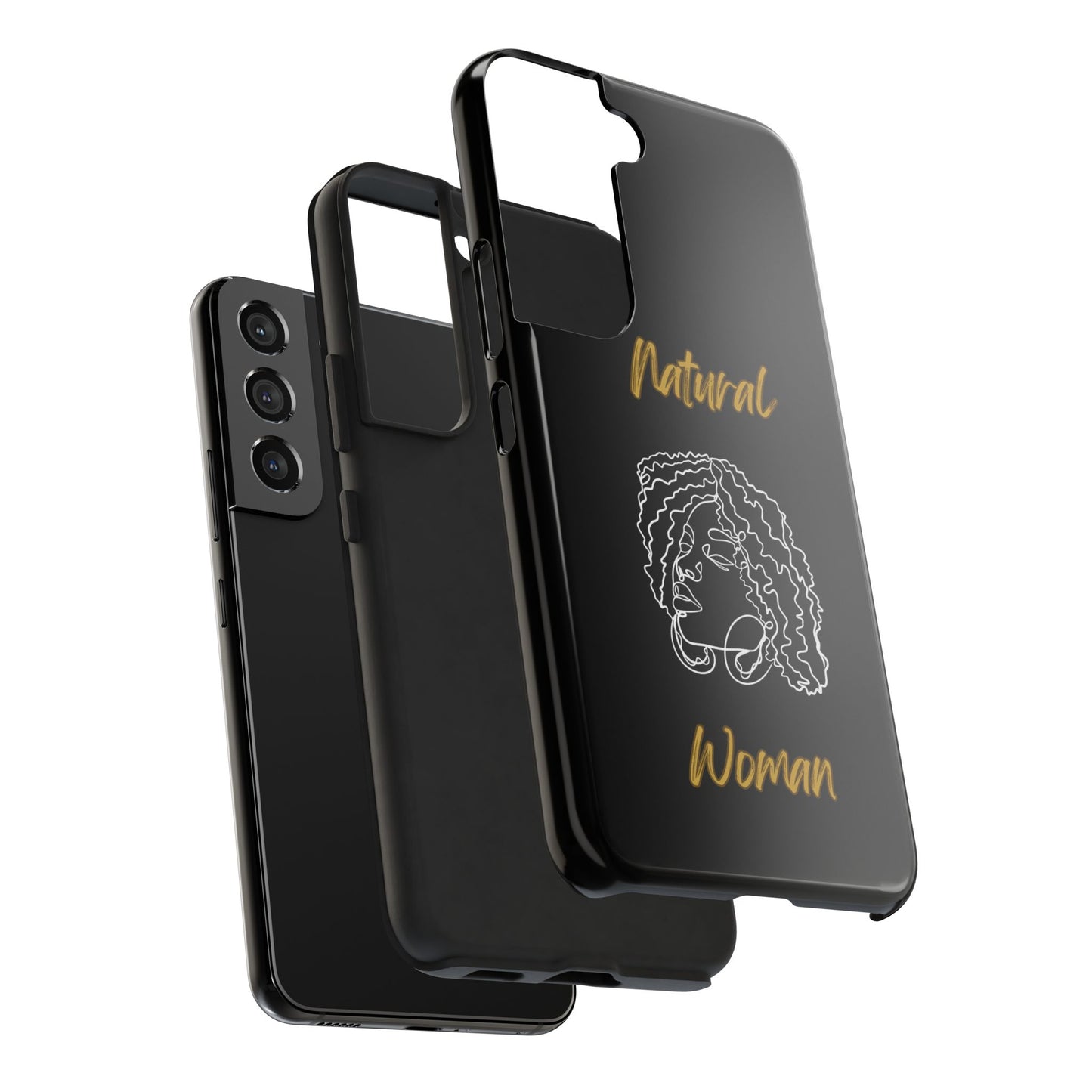 Natural Woman Naturally Me (WL)Tough Phone Cases BLACK