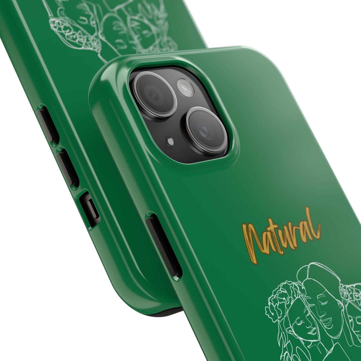 Natural Woman Me & My Girls (WL)Tough Phone Cases DARK GREEN