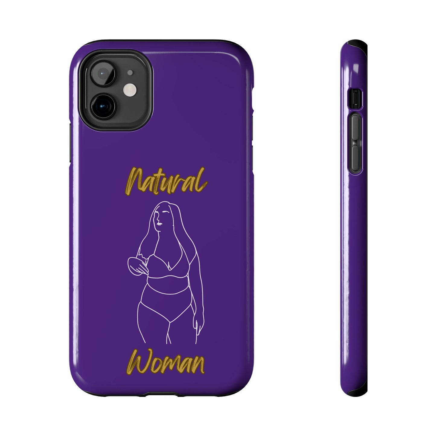 Natural Woman Full Beauty (WL)Tough Phone Cases PURPLE