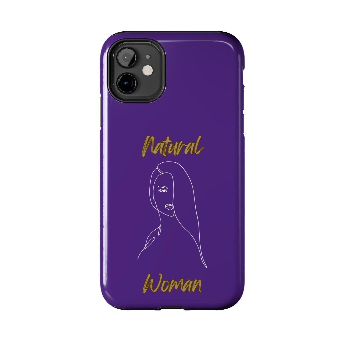 Natural Woman Covered Eye (WL)Tough Phone Cases PURPLE