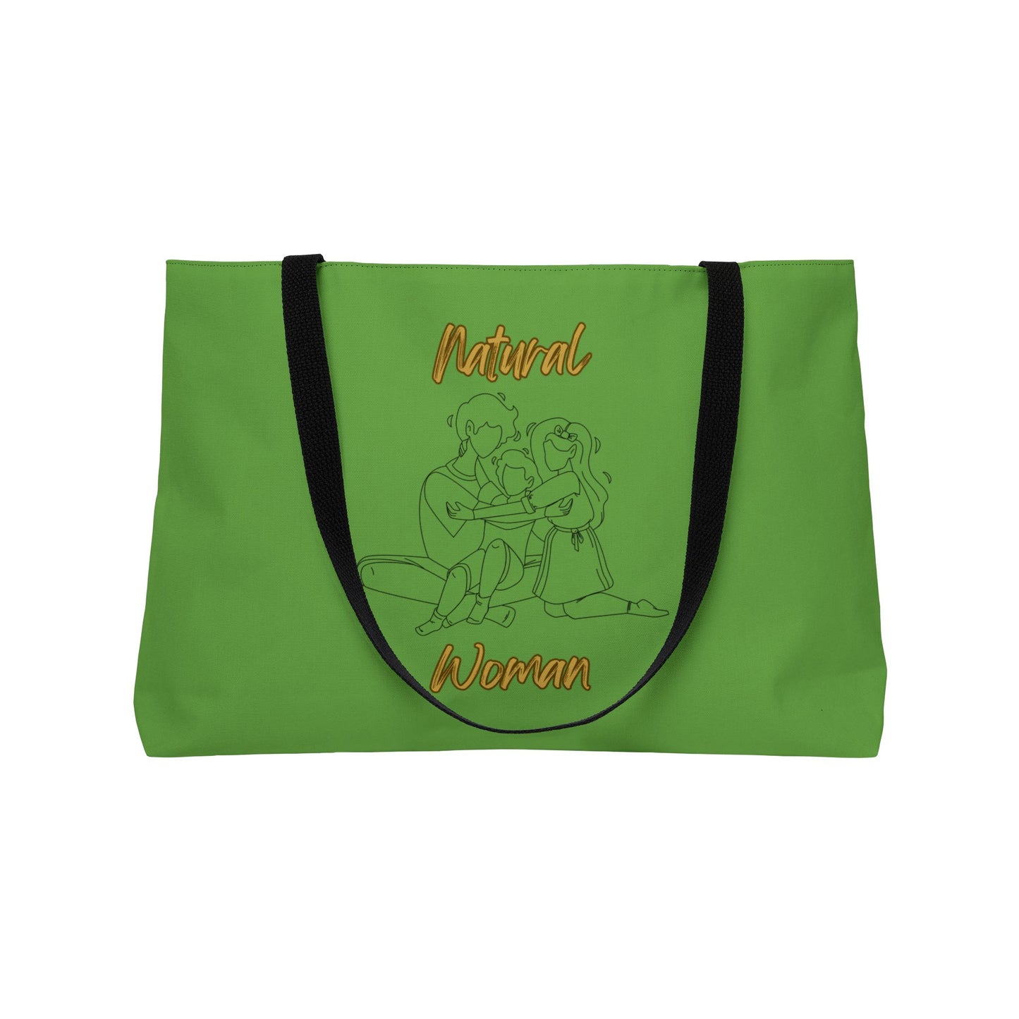 Natural Woman Bear Hugs (BL) Weekender Tote Bag GREEN