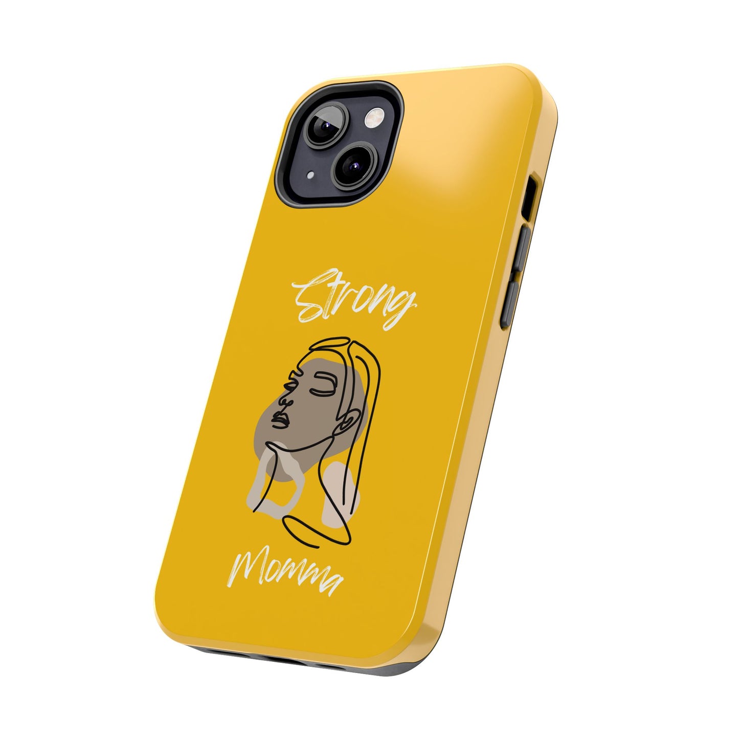 Strong Momma (WL) Tough Phone Cases YELLOW