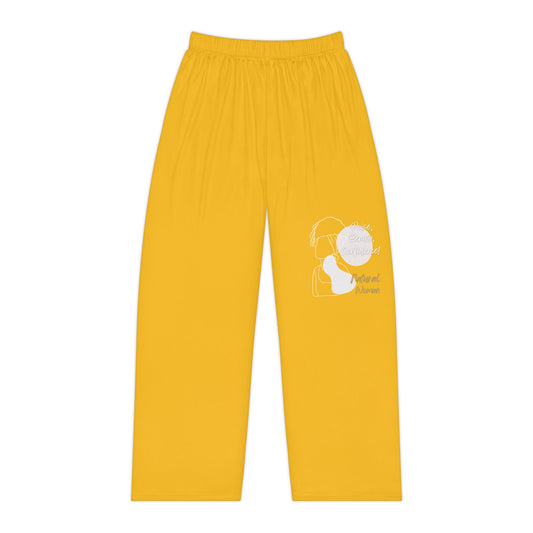 Natural Woman Puff (BL) Women's Pajama Pants YELLOW