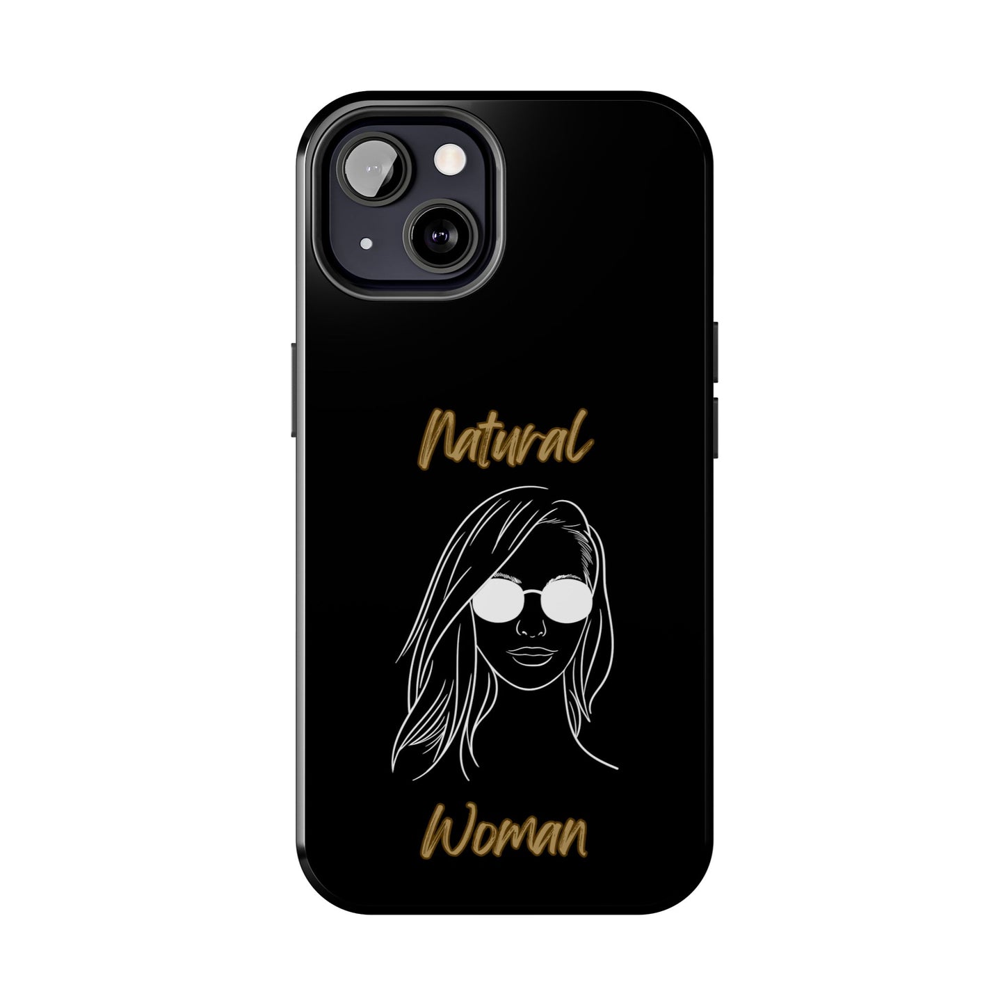 Natural Woman Shades (WL)Tough Phone Cases BLACK