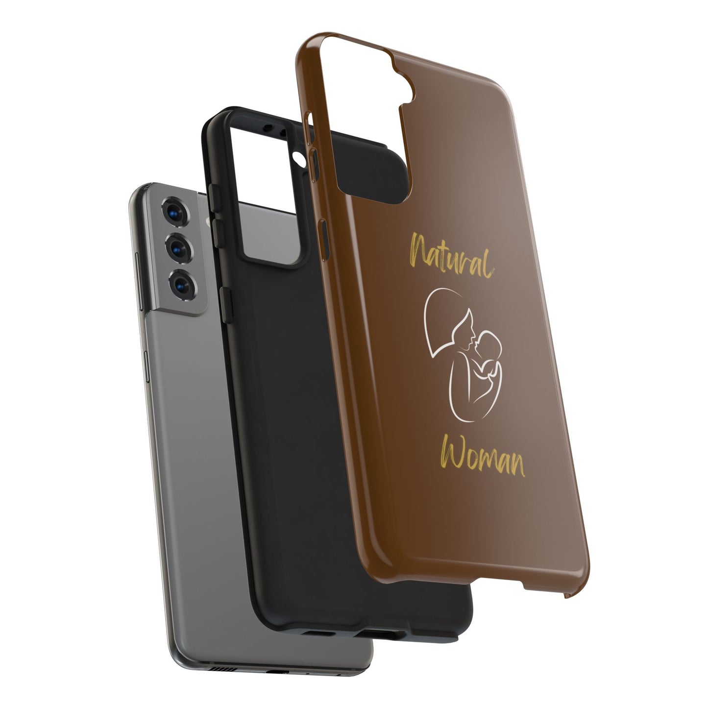 Natural Woman Long Awaited (WL)Tough Phone Cases BROWN