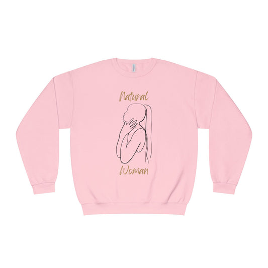 Natural Woman Ponytail (BL) Crewneck Sweatshirt