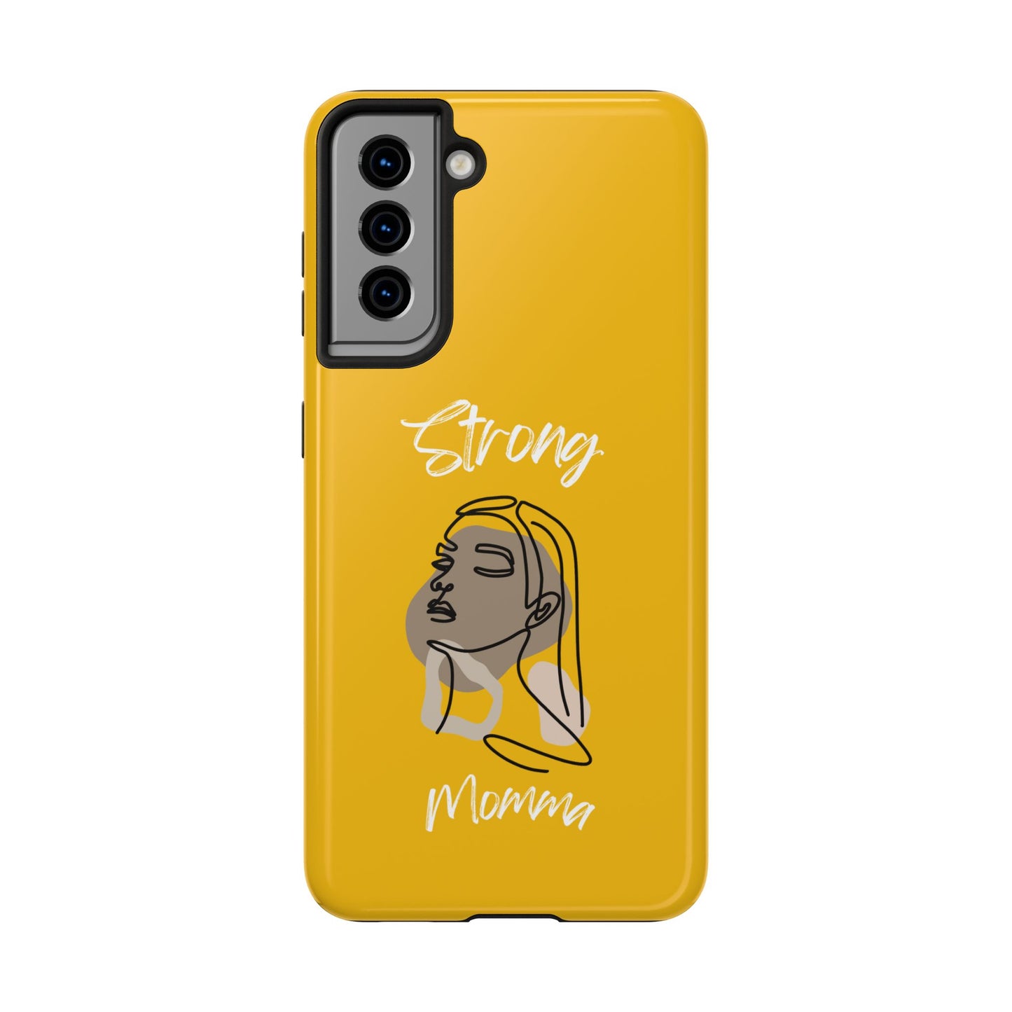 Strong Momma (WL) Tough Phone Cases YELLOW
