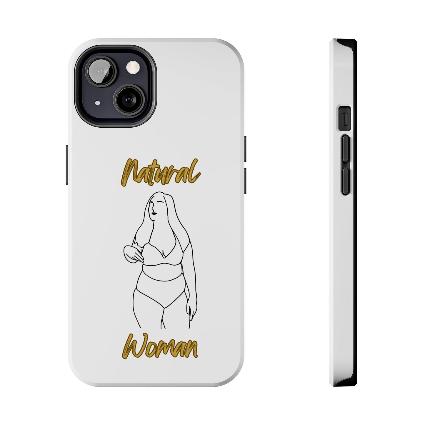 Natural Woman Full Beauty (BL)Tough Phone Cases WHITE