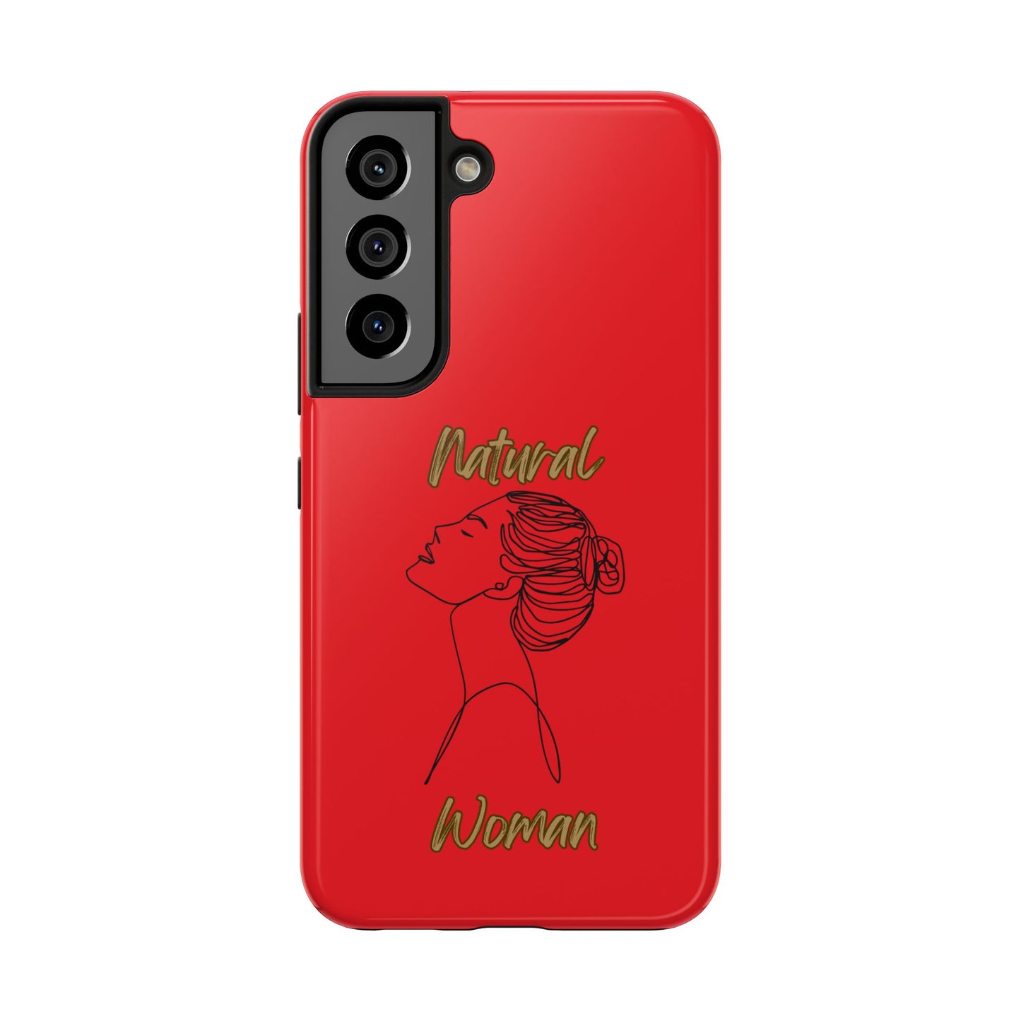 Natural Woman Wet Bun (BL) Tough Phone Cases RED