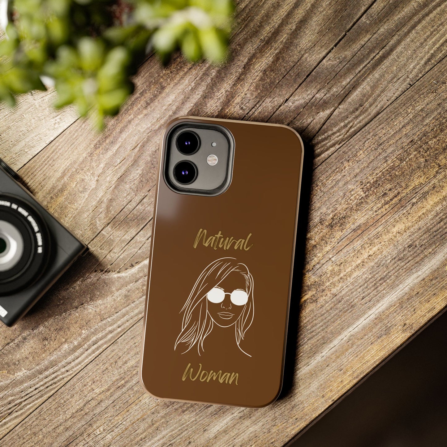 Natural Woman Shades (WL)Tough Phone Cases BROWN