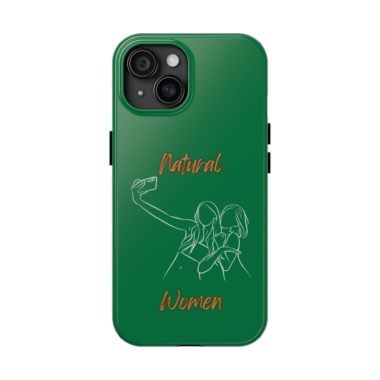Natural Woman Friends Selfie (WL)Tough Phone Cases DARK GREEN