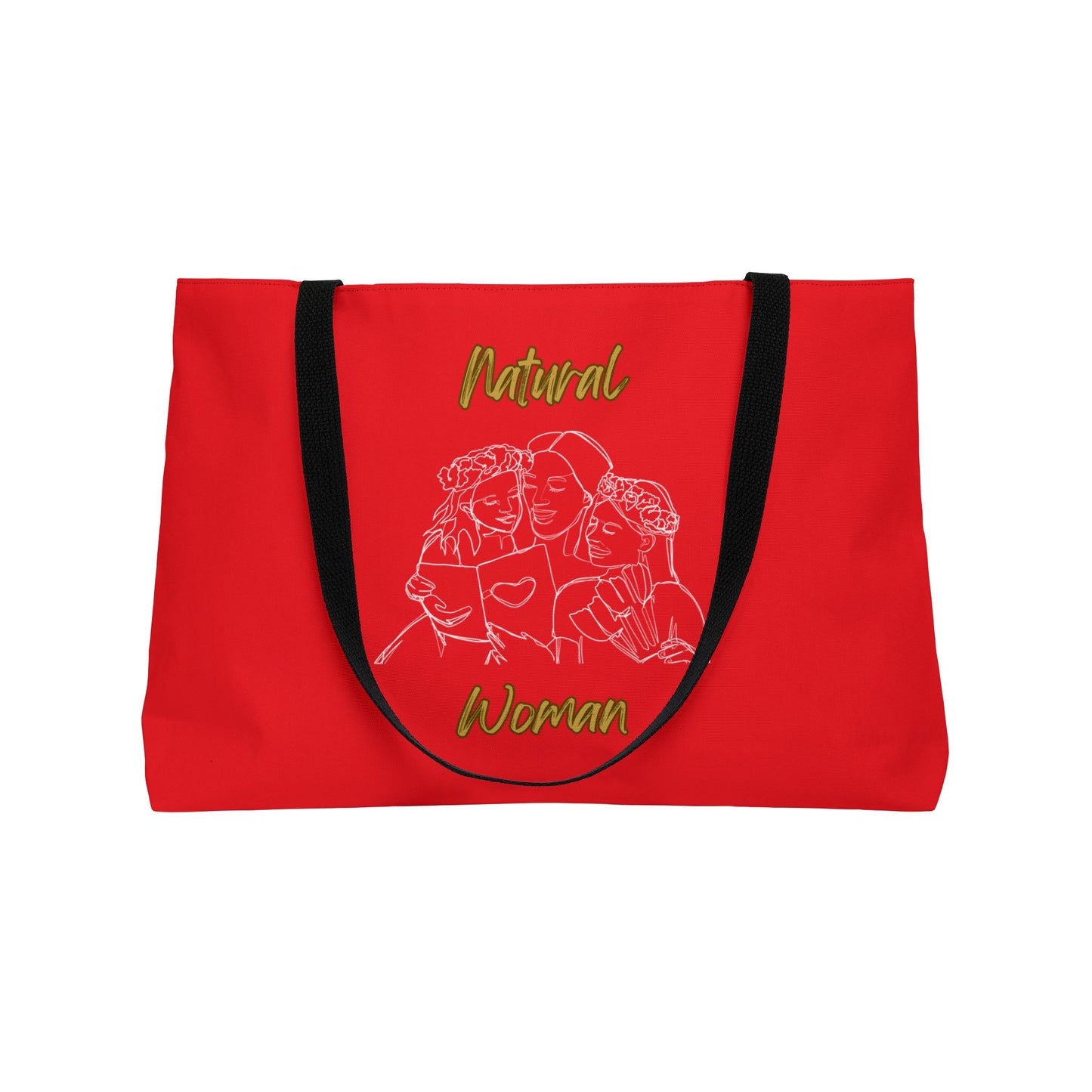 Natural Woman Me & My Girls (WL) Weekender Tote Bag RED