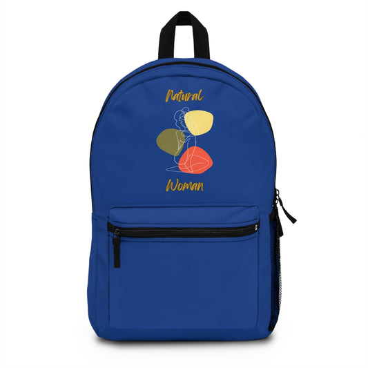 Natural Woman Colorful Pose (WL) Backpack DARK BLUE