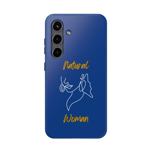 Natural Woman Lips (WL)Tough Phone Cases DARK BLUE