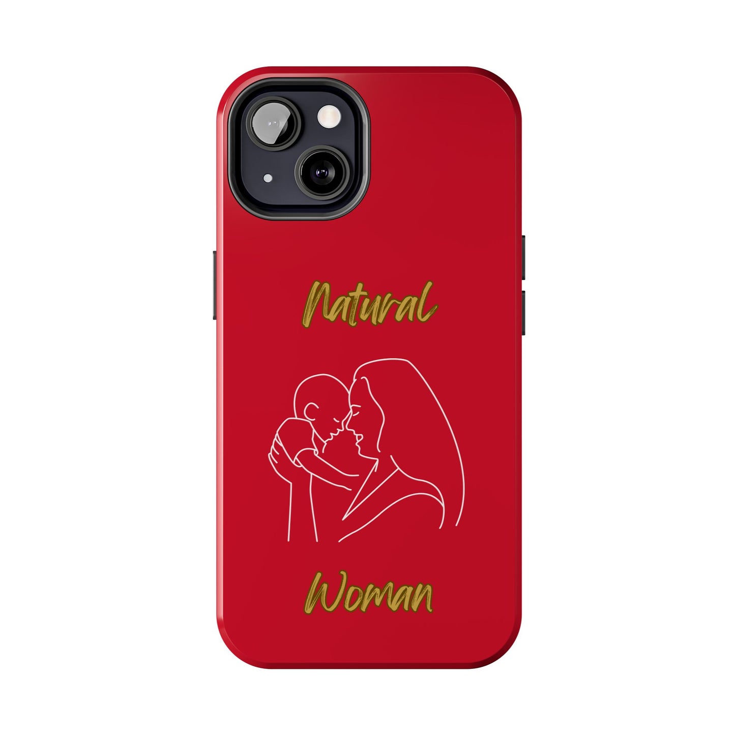 Natural Woman Joy (WL) Tough Phone Cases DARK RED