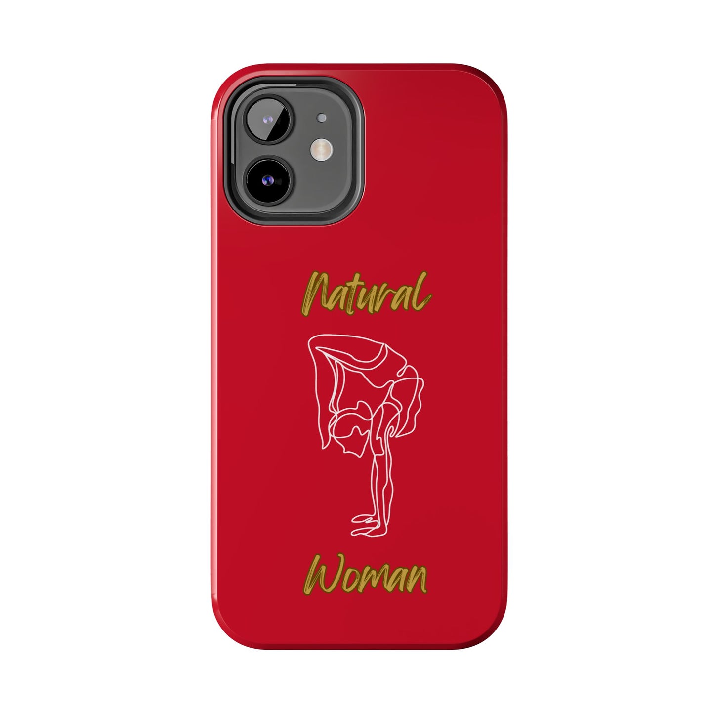 Natural Woman Flexible (WL)Tough Phone Cases DARK RED
