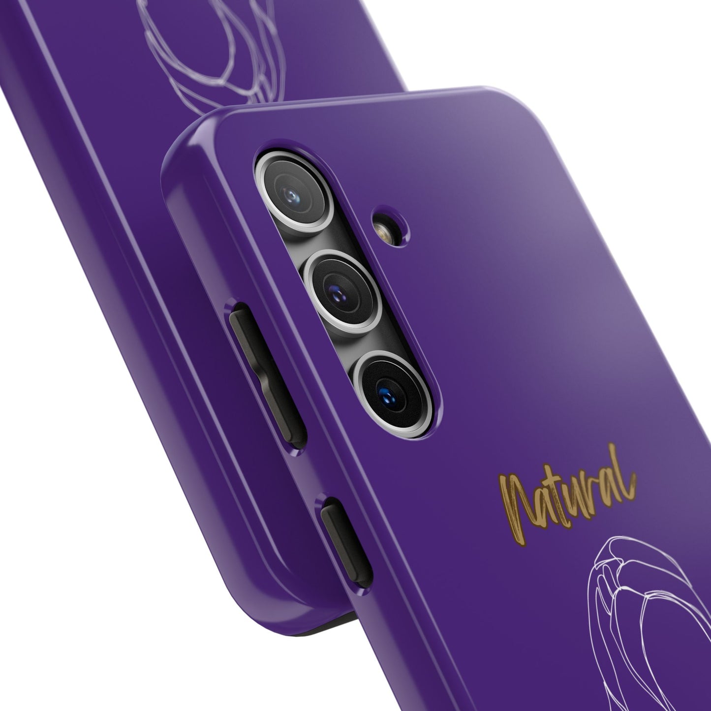 Natural Woman Towel Wrapped (WL)Tough Phone Cases PURPLE