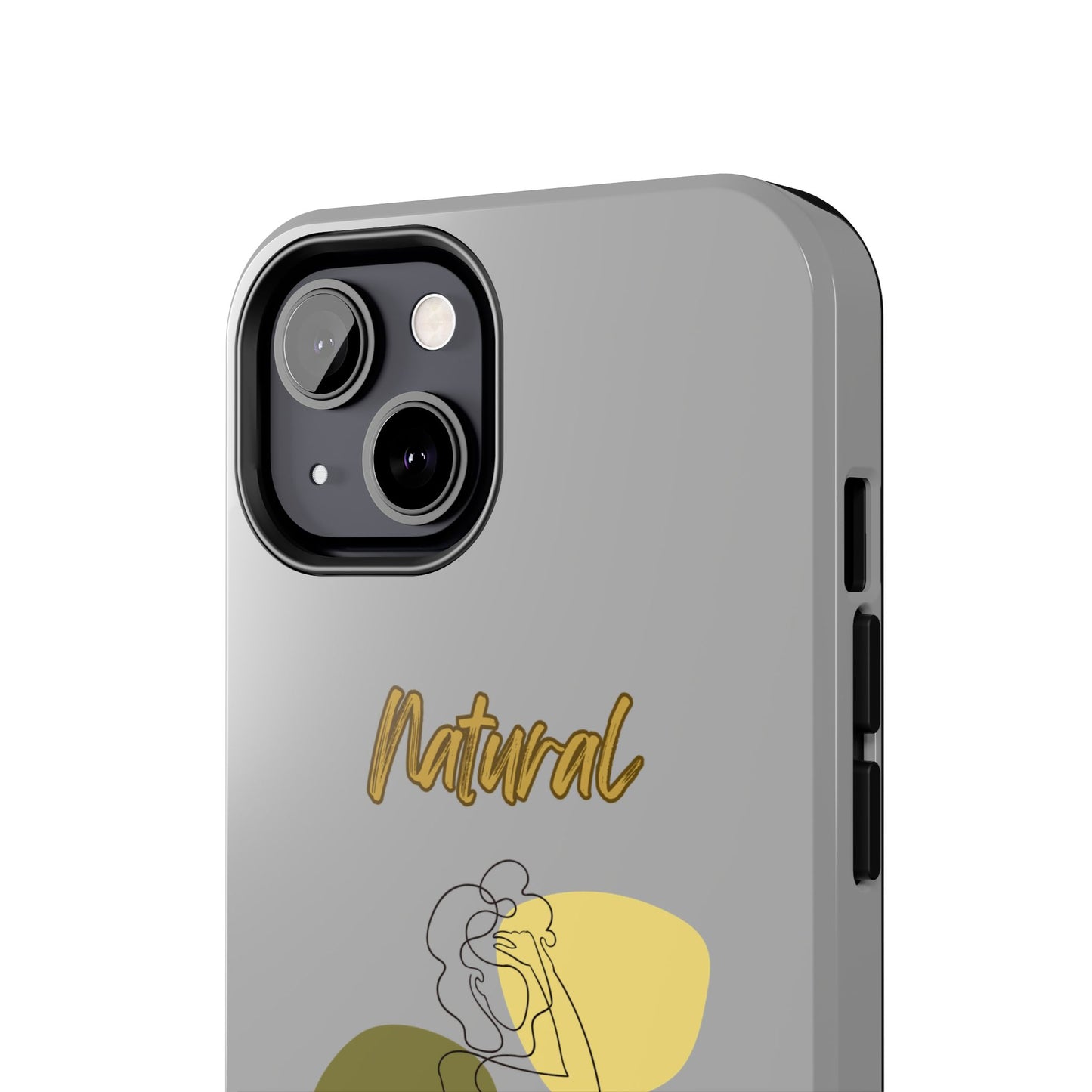 Natural Woman Colorful Pose (BL)Tough Phone Cases LIGHT GREY