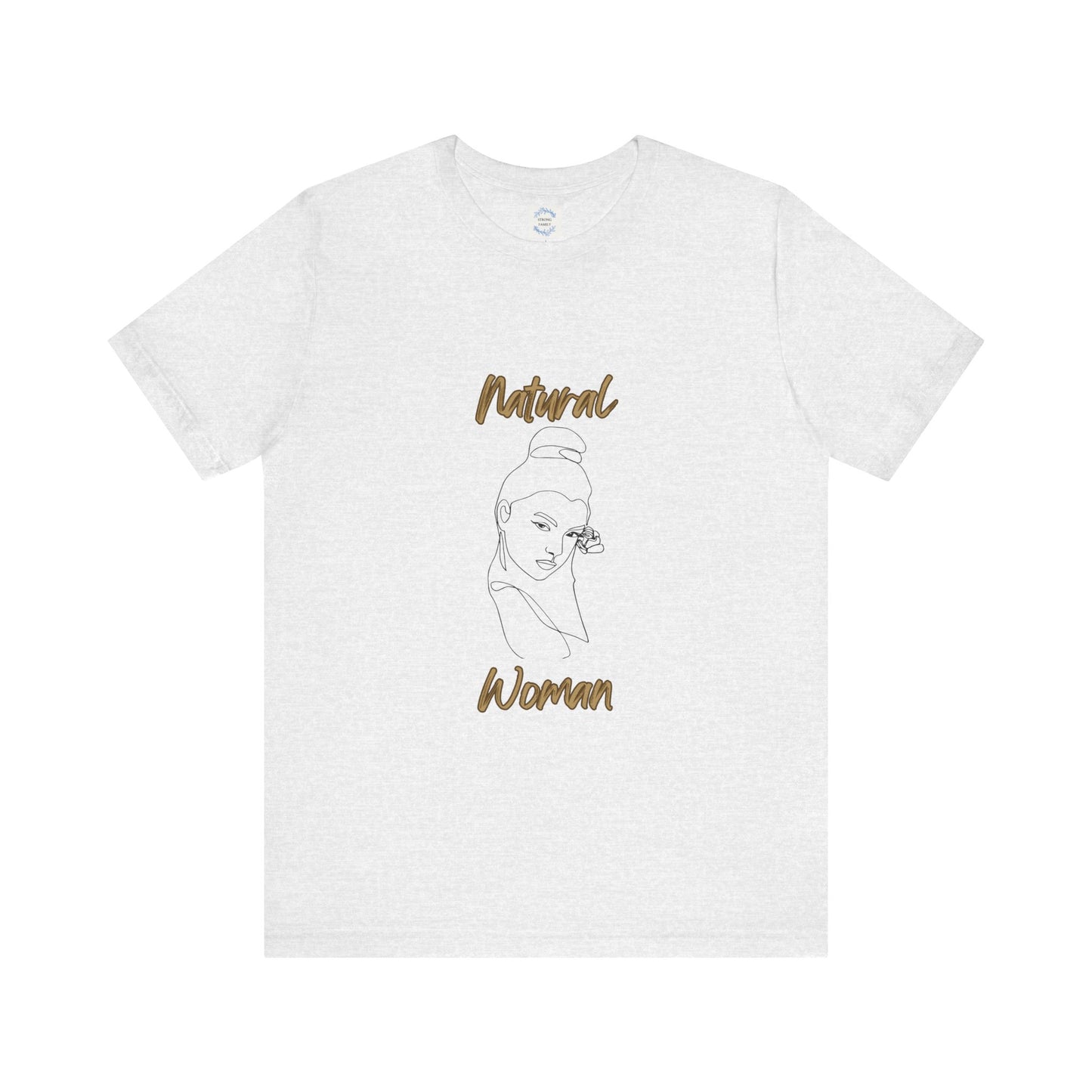 Natural Woman Sassy Bun (BL) Short Sleeve T-Shirt