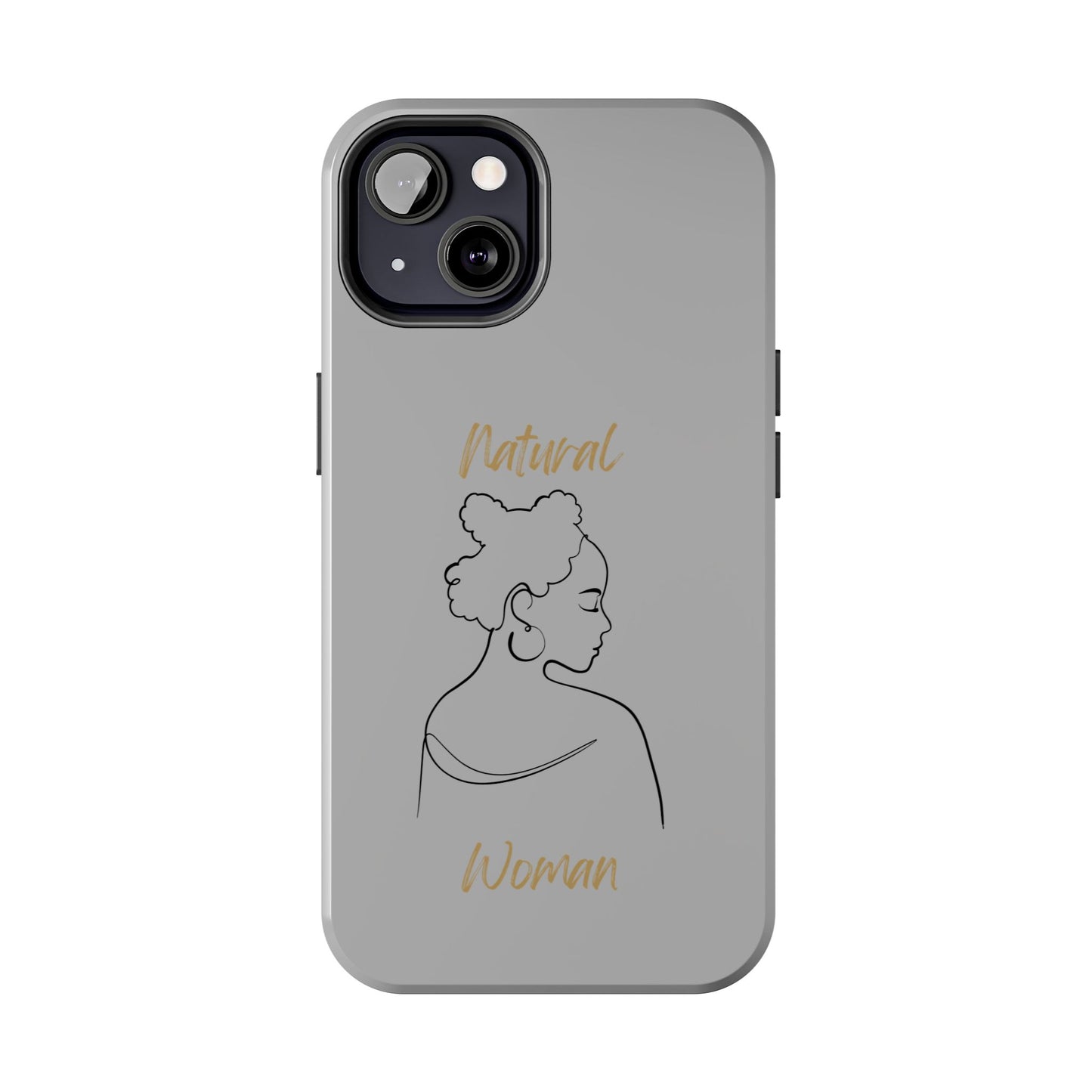 Natural Woman Twists (BL) Tough Phone Cases LIGHT GREY