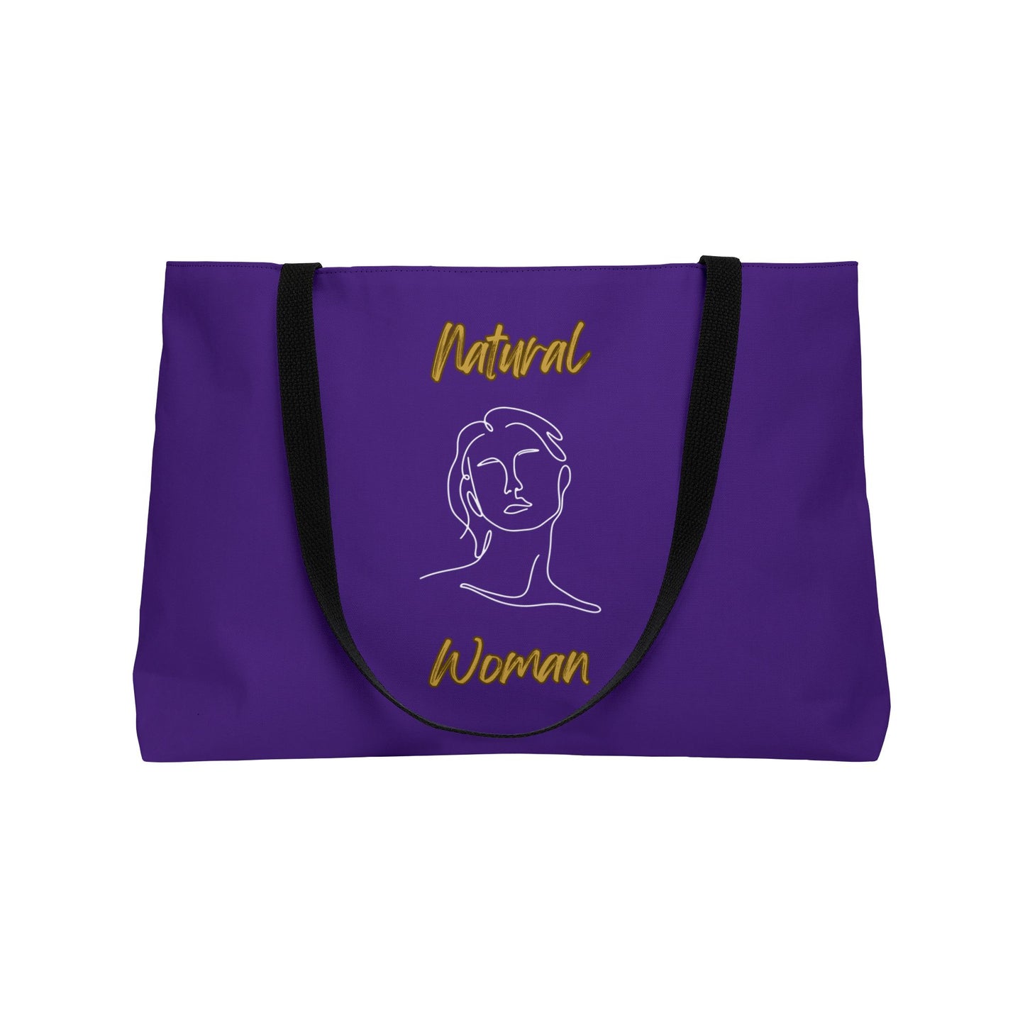 Natural Woman Hello (WL) Weekender Tote Bag PURPLE