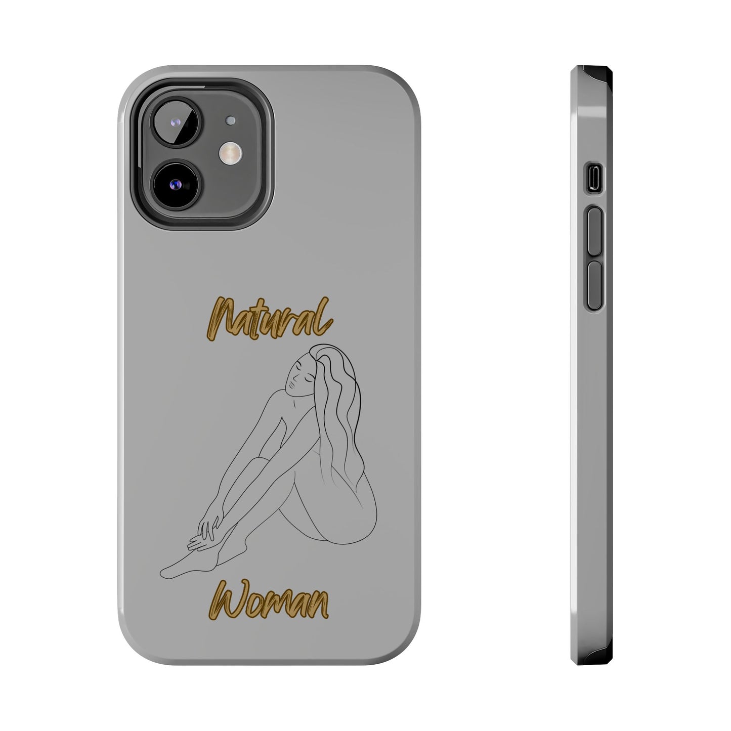 Natural Woman Beauty (BL) Tough Phone Cases LIGHT GREY