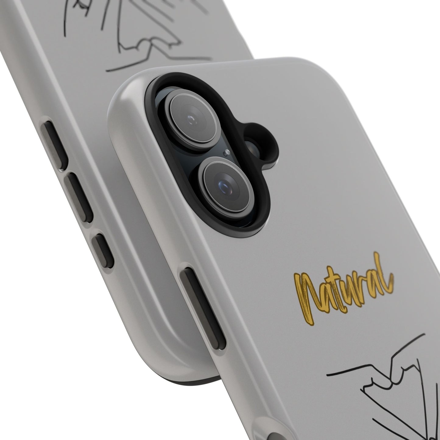 Natural Woman I Love You (BL)Tough Phone Cases LIGHT GREY
