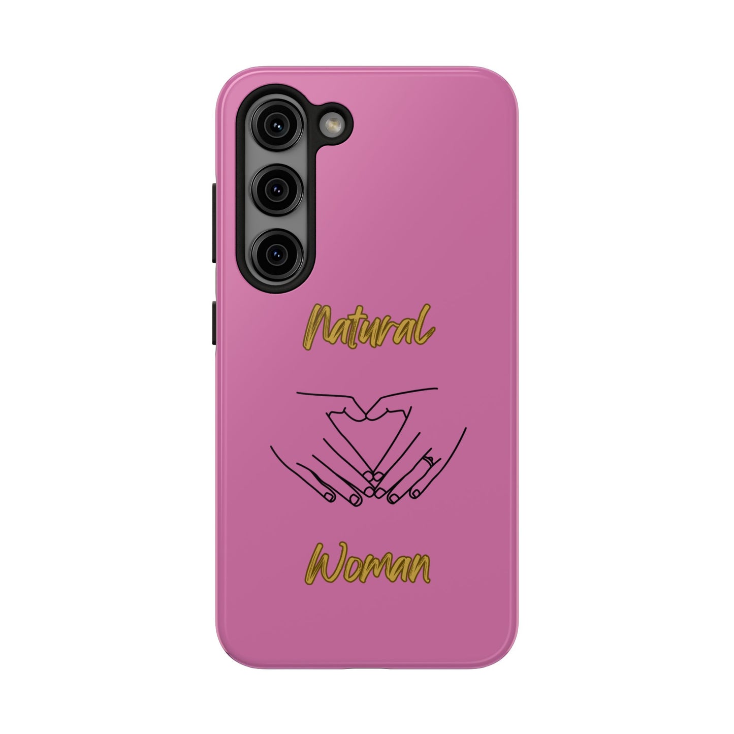 Natural Woman I Love You (BL)Tough Phone Cases LIGHT PINK
