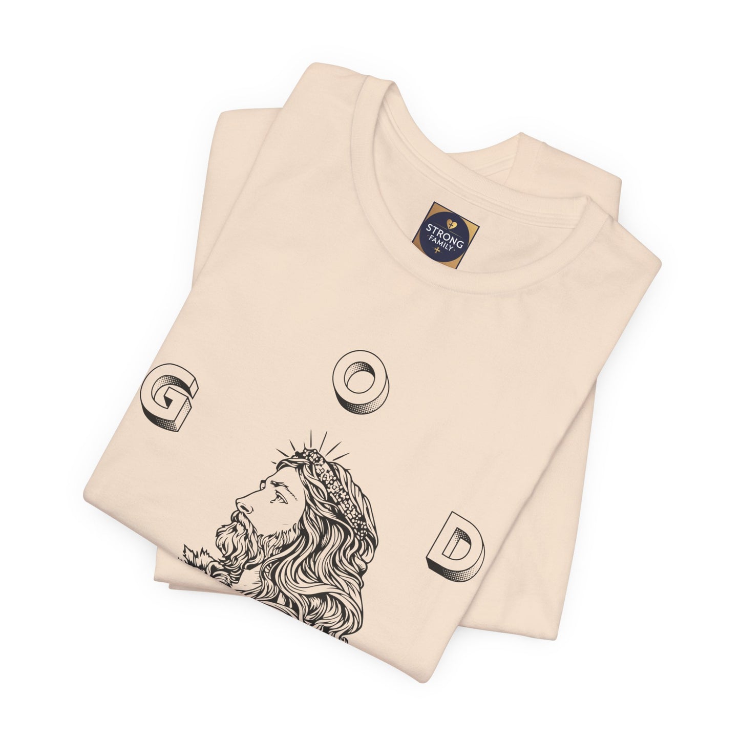 "GOD DID" —(BL) Jesus/Lion Profile