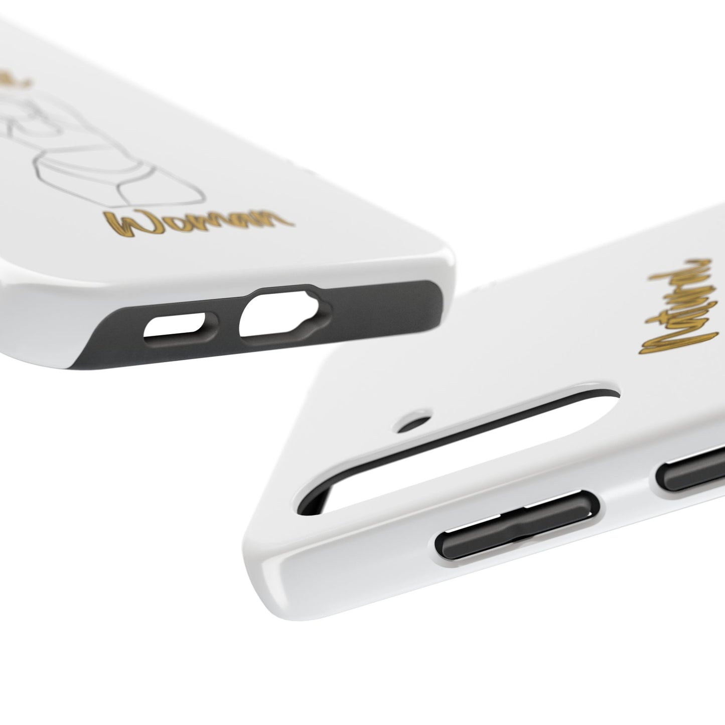 Natural Woman I Love Me (BL)Tough Phone Cases WHITE