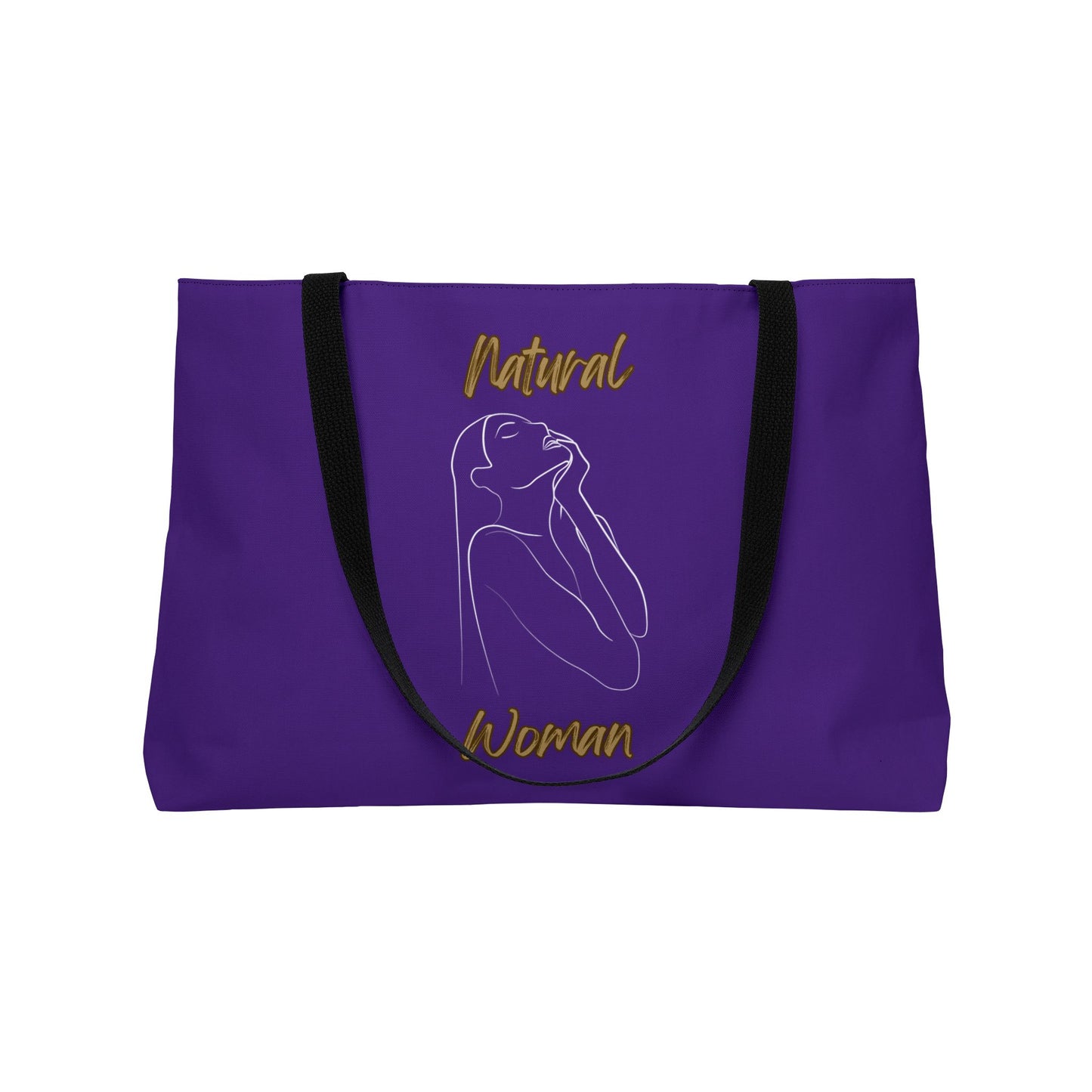 Natural Woman Thank You (WL) Weekender Tote Bag PURPLE