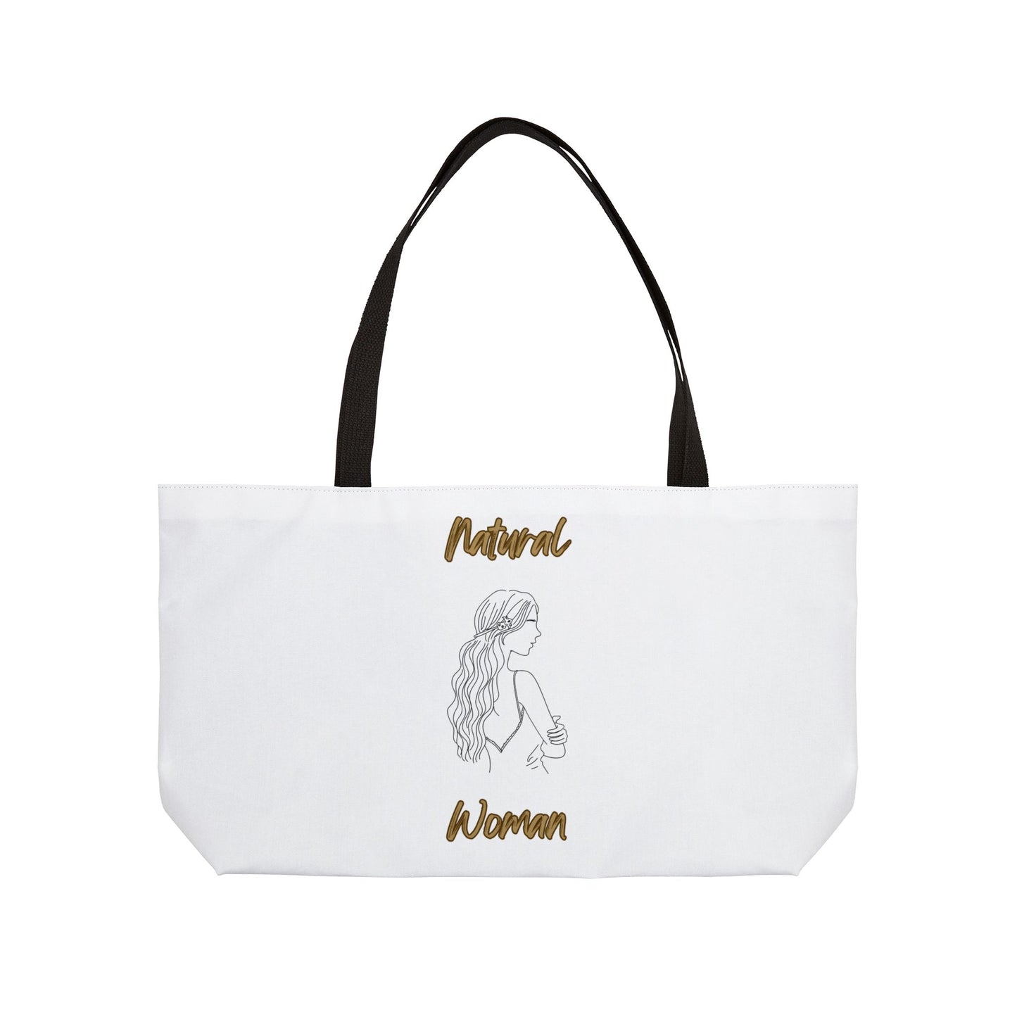 Natural Woman Young Woman (BL) Weekender Tote Bag WHITE
