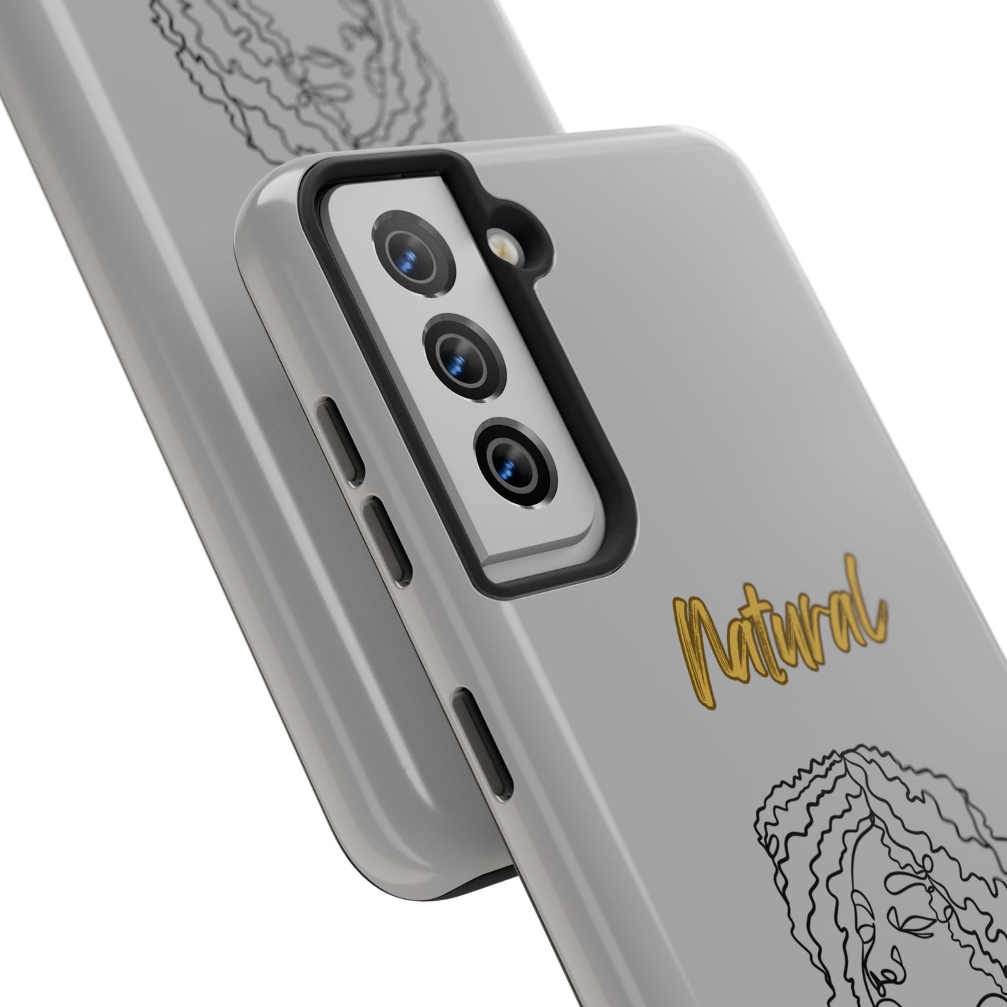 Natural Woman Naturally Me (BL)Tough Phone Cases LIGHT GREY