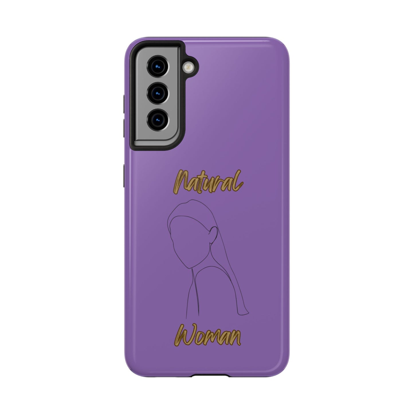 Natural Woman Tilted Look (BL) Tough Phone Cases LIGHT PURPLE