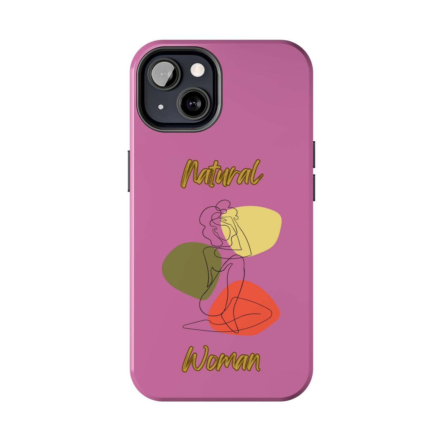 Natural Woman Colorful Pose (BL)Tough Phone Cases LIGHT PINK
