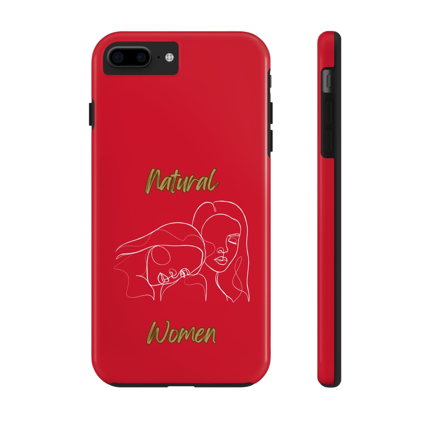 Natural Woman Sisters (WL)Tough Phone Cases DARK RED