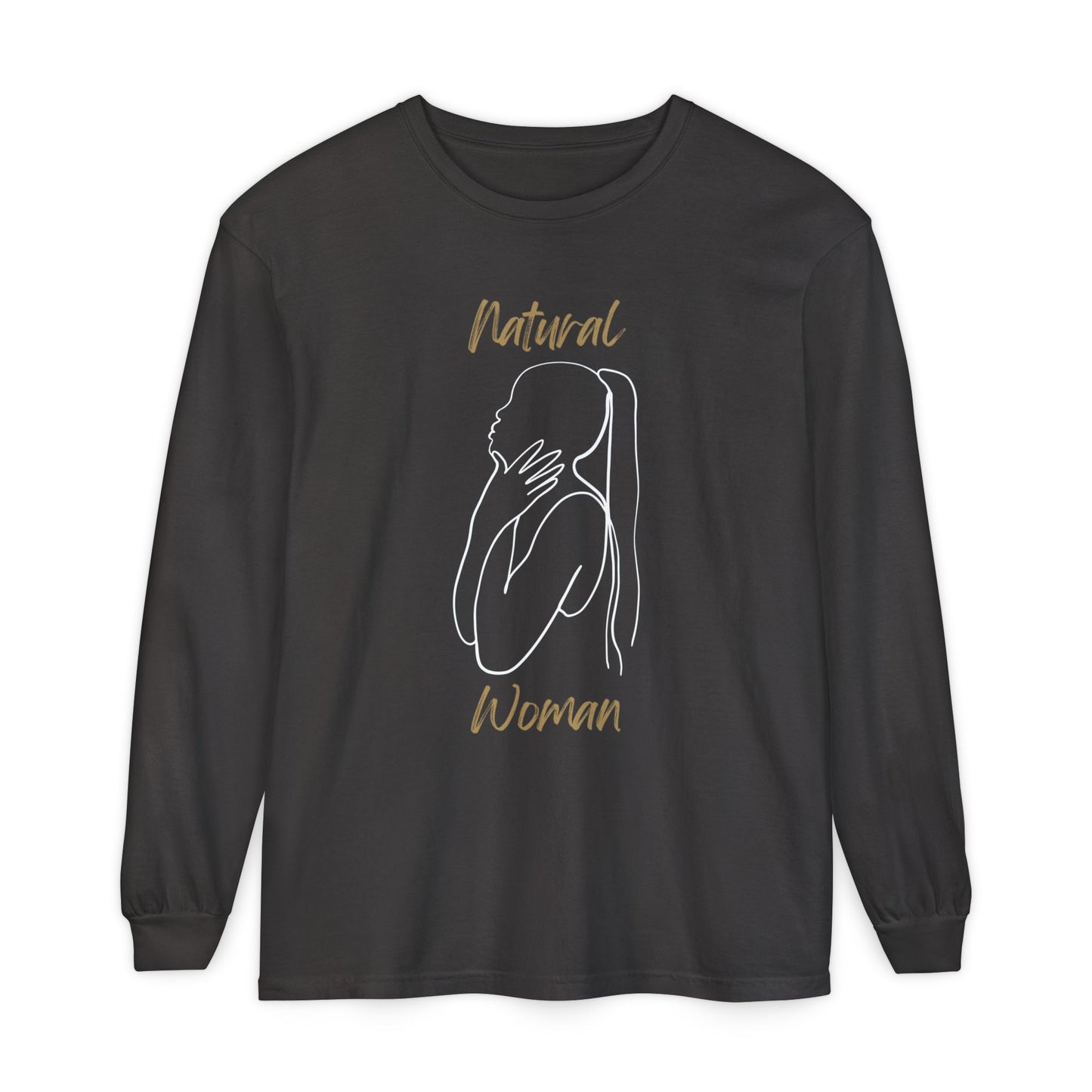 Natural Woman Ponytail (WL) Long Sleeve T-Shirt