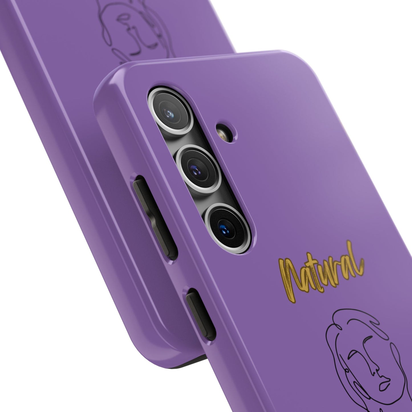 Natural Woman Hello (BL)Tough Phone Cases LIGHT PURPLE
