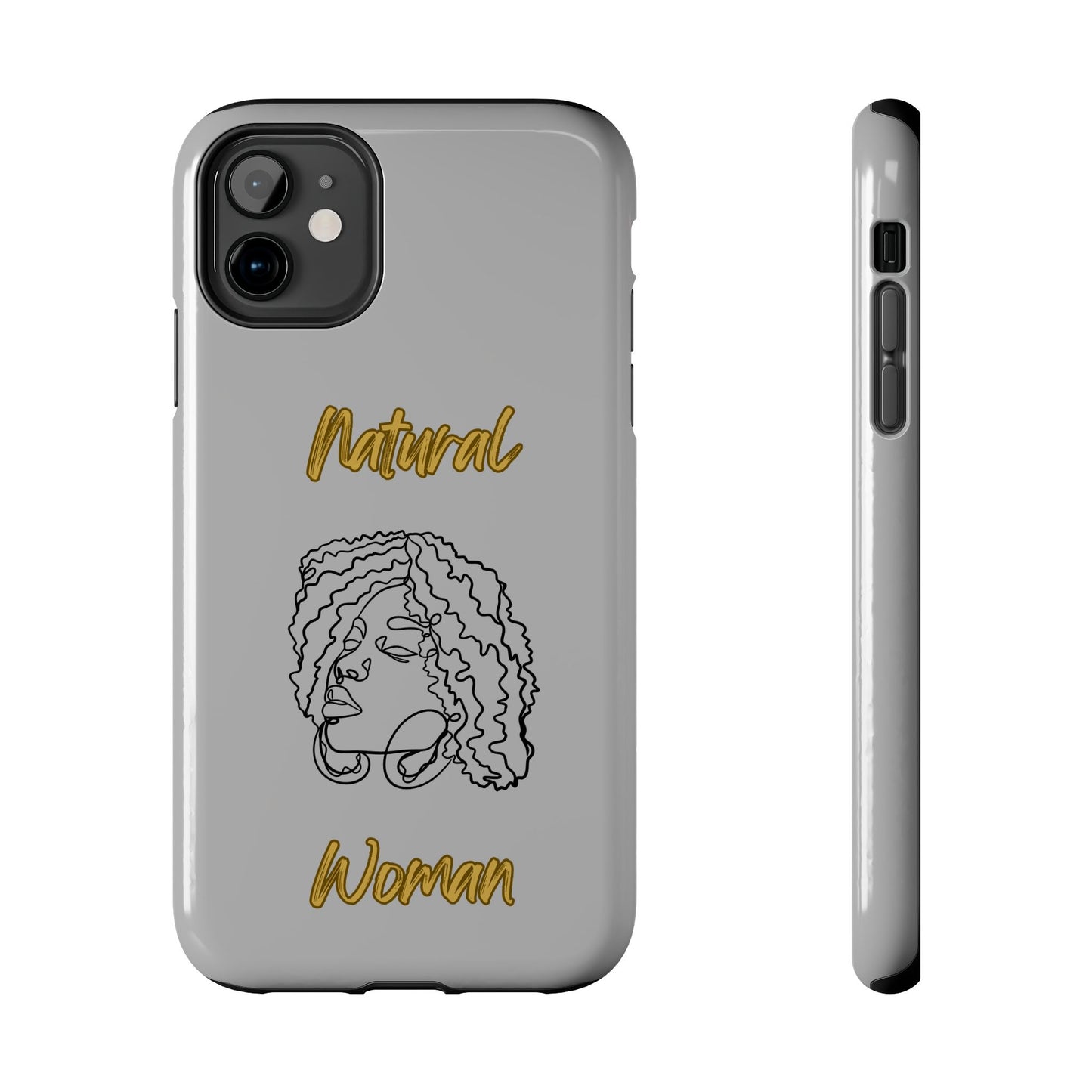 Natural Woman Naturally Me (BL)Tough Phone Cases LIGHT GREY